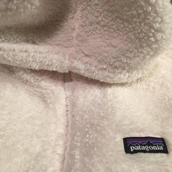 Patagonia White Hoodie Kids Size XL / 14 - Picture 3 of 8